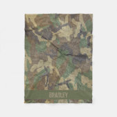 Couverture Polaire Camouflage Bois Chasse et pêche Camo (Devant)
