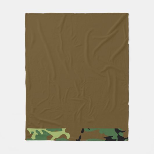 Couverture Polaire Camouflage Brown polaire (Devant)