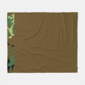 Couverture Polaire Camouflage Brown polaire (Devant (Horizontal))