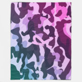 Couverture Polaire Camouflage Camouflage Ajouter Enfants Ados initiau (Devant)