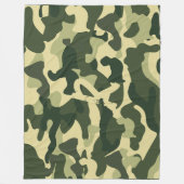 Couverture Polaire Camouflage Camouflage Ajouter Enfants Ados initiau (Devant)