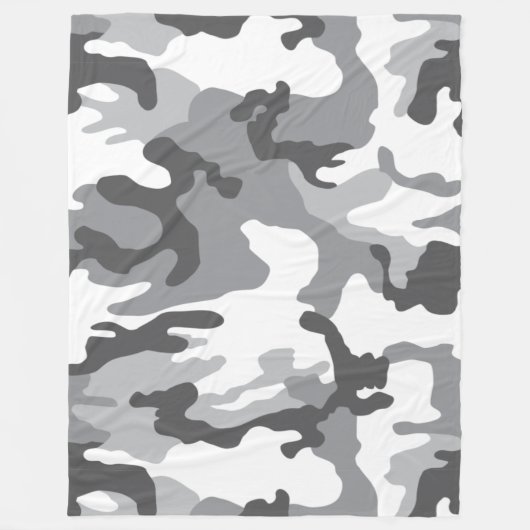 Couverture Polaire Camouflage de neige de l'Armée (Devant)