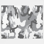 Couverture Polaire Camouflage de neige de l'Armée (Devant (Horizontal))