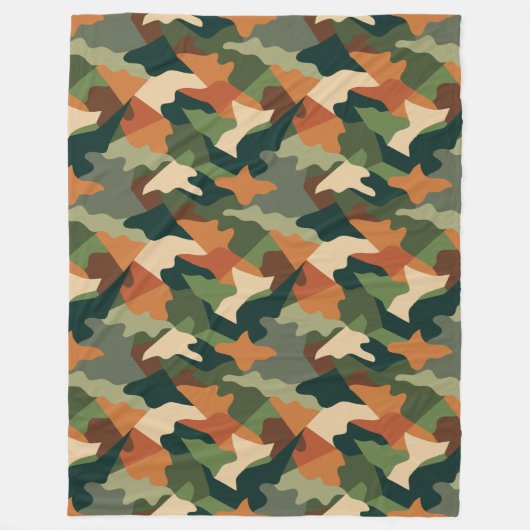 Couverture Polaire Camouflage de tranchée tactique (Devant)