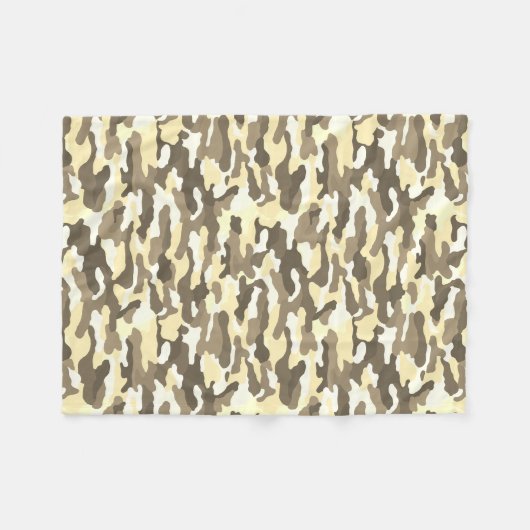 Couverture Polaire Camouflage du désert (Devant (Horizontal))