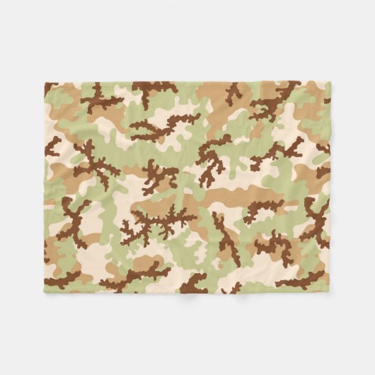 Couverture Polaire Camouflage du désert (Devant (Horizontal))