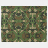 Couverture Polaire Camouflage Green (Devant (Horizontal))
