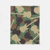 Couverture Polaire Camouflage guitare (Devant)