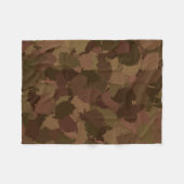 Couverture Polaire Camouflage moderne de HÉRISSON (Devant (Horizontal))