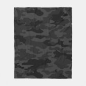 Couverture Polaire Camouflage noir (Devant)