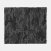 Couverture Polaire Camouflage noir (Devant (Horizontal))