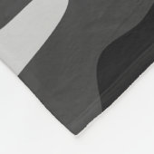 Couverture Polaire Camouflage noir et gris de l'armée, conception gra (Coin)