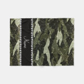 Couverture Polaire Camouflage nommé personnalisé de parties (Devant (Horizontal))