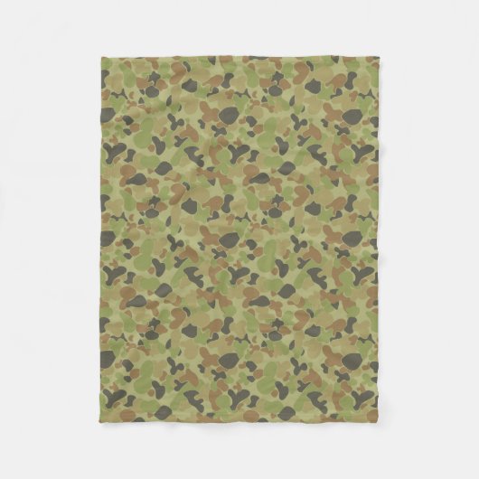 Couverture Polaire Camouflage vert Auscam (Devant)