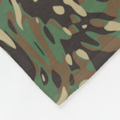 Couverture Polaire Camouflage vert tendance (Coin)