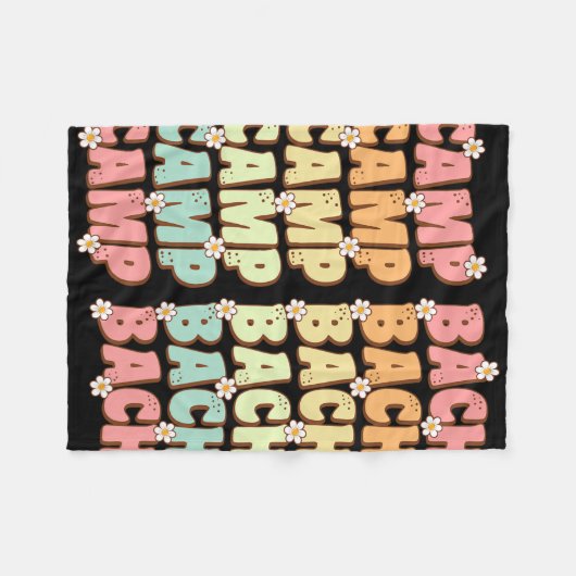 Couverture Polaire Camp Bach Groovy Bride Squad Camping Enterrement d (Devant (Horizontal))