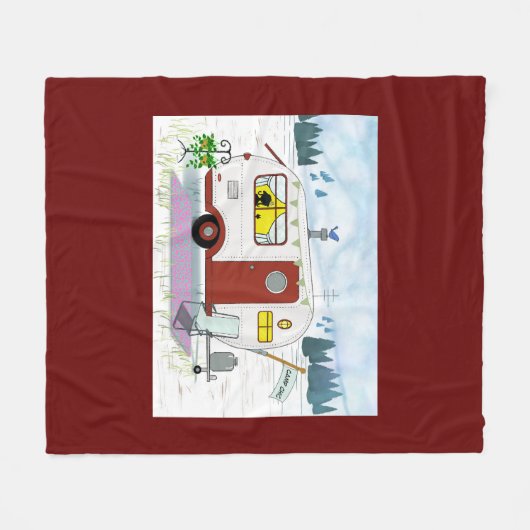 Couverture Polaire Camp Chic (Devant (Horizontal))