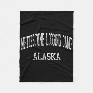 Couverture Polaire Camp de bûcheronnage de Whitestone Alaska Ak Athlé