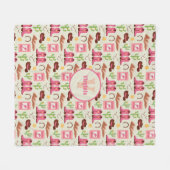 Couverture Polaire Campagne Bottes pour fille Adorable Bâton Cheval O (Devant (Horizontal))