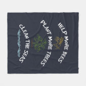 Couverture Polaire Campagne De l'environnement Sauver les apiculteurs (Devant (Horizontal))