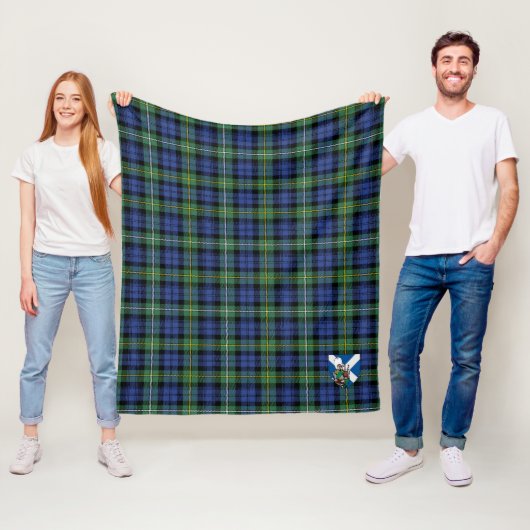 Couverture Polaire Campbell Argyll Ecosse Plaid Ancienne Campbell Arg (En situation)