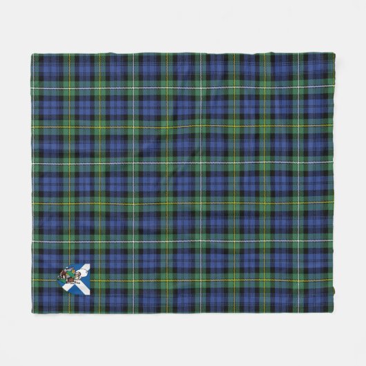 Couverture Polaire Campbell Argyll Ecosse Plaid Ancienne Campbell Arg (Devant (Horizontal))