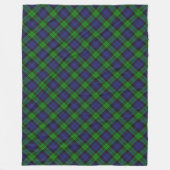 Couverture Polaire Campbell Clan Tartan Plaid Black Watch (Devant)