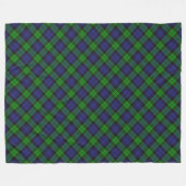 Couverture Polaire Campbell Clan Tartan Plaid Black Watch (Devant (Horizontal))