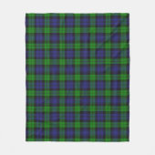 Couverture Polaire Campbell Clan Tartan Plaid Black Watch (Devant)