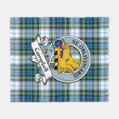 Couverture Polaire Campbell habille un clan antique Badge Tartan Plai (Devant (Horizontal))