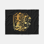 Couverture Polaire Camper Gift Adventure Is Awaits (Devant (Horizontal))