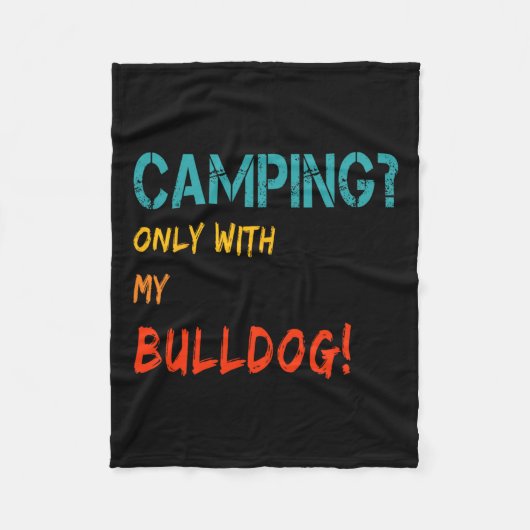 Couverture Polaire Camping Avec Tente De Chien Motorhome Seulement Av (Devant)