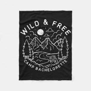Couverture Polaire Camping de fête de Bachelorette sauvage et libre d