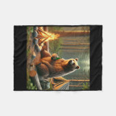 Couverture Polaire Camping de l'ours (Devant (Horizontal))