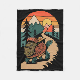 Couverture Polaire Camping de tortues Camper Camper Backpacking