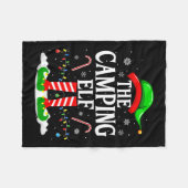 Couverture Polaire Camping Elf Xmas Funny Matching Family Group C (Devant (Horizontal))