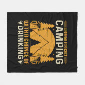 Couverture Polaire Camping et boisson (Devant (Horizontal))
