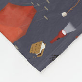 Couverture Polaire Camping Extérieur Aventure Été Feu de camp (Coin)