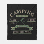 Couverture Polaire Camping extérieur vie de camping (Devant)