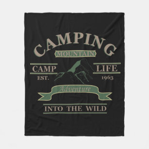 Couverture Polaire Camping extérieur vie de camping