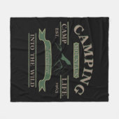 Couverture Polaire Camping extérieur vie de camping (Devant (Horizontal))