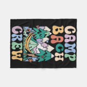 Couverture Polaire Camping Party de Fiançailles Camp de Bachelorette  (Devant (Horizontal))