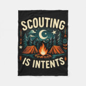 Couverture Polaire Camping Scouting Is Intents Scout Camper (Devant)
