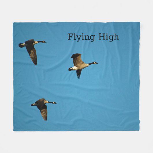 Couverture Polaire Canadian geese (Devant (Horizontal))