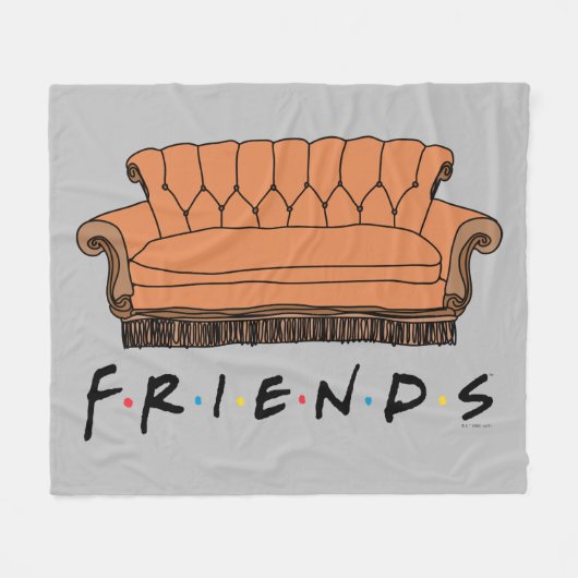 Couverture Polaire Canapé FRIENDS™ (Devant (Horizontal))