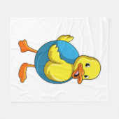 Couverture Polaire Canard à nager avec anneau de nage (Devant (Horizontal))