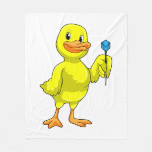 Couverture Polaire Canard aux fléchettes avec tarte