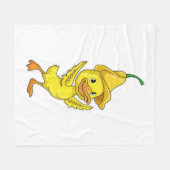 Couverture Polaire Canard avec Casquette Bell jaune (Devant (Horizontal))