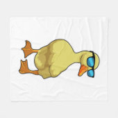 Couverture Polaire Canard avec des lunettes de soleil (Devant (Horizontal))