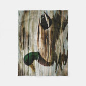 Couverture Polaire Canard colvert (Devant)